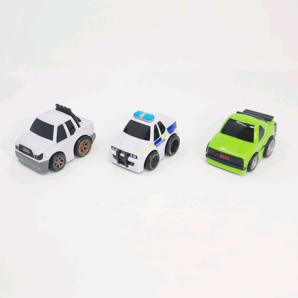 VALUE BUNDLE: Little Tikes Toy Cars Police Pickup Sports Car CAKE TOPPERS Lot